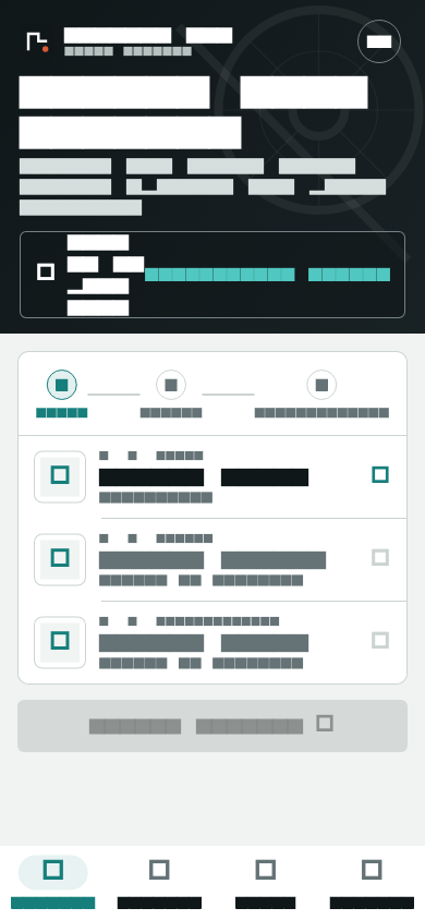 NingTai EPC mobile catalog selection screen